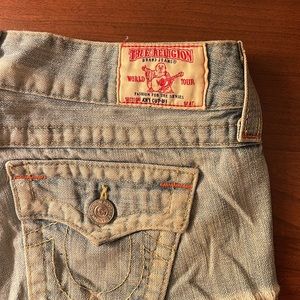 True Religion Joey Cut-Off Shorts 27
